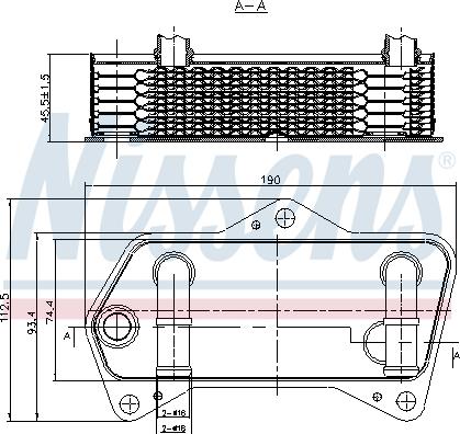 Nissens 90653 - Масляный радиатор, автоматическая коробка передач parts5.com