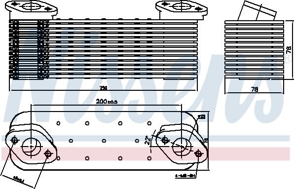 Nissens 90756 - Масляный радиатор, двигательное масло parts5.com