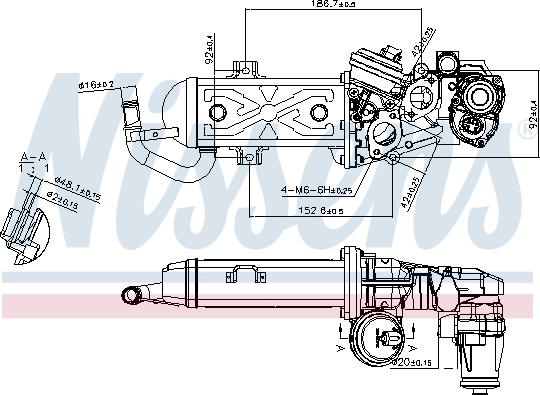 Nissens 98178 - Клапан возврата ОГ parts5.com