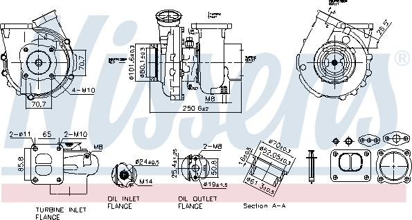 Nissens 93697 - Турбина, компрессор parts5.com