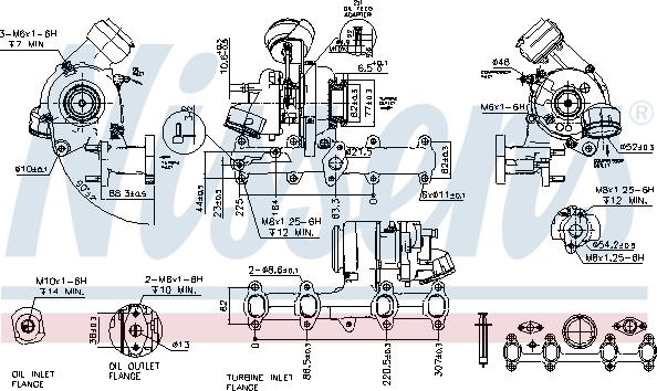 Nissens 93099 - Турбина, компрессор parts5.com