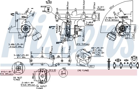 Nissens 93090 - Турбина, компрессор parts5.com