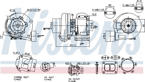 Nissens 93846 - Турбина, компрессор parts5.com