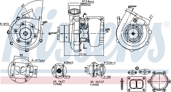 Nissens 93337 - Турбина, компрессор parts5.com