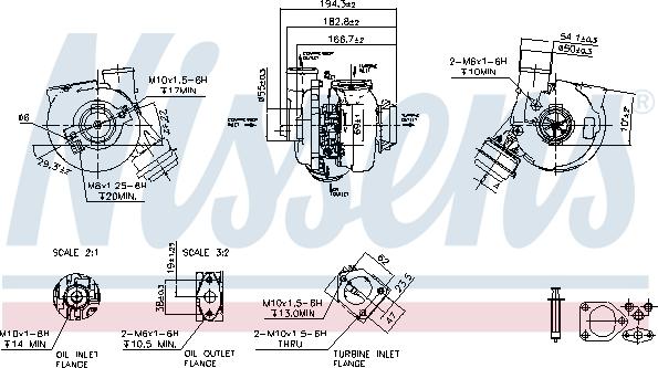 Nissens 93249 - Турбина, компрессор parts5.com