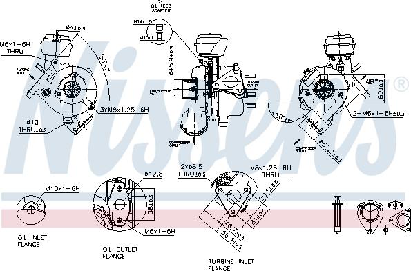 Nissens 93200 - Турбина, компрессор parts5.com