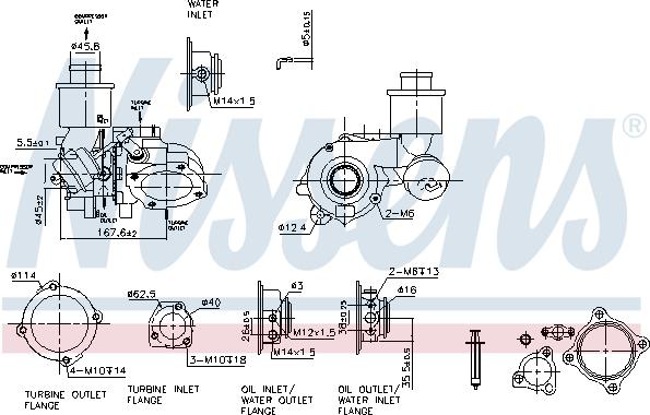 Nissens 93222 - Турбина, компрессор parts5.com