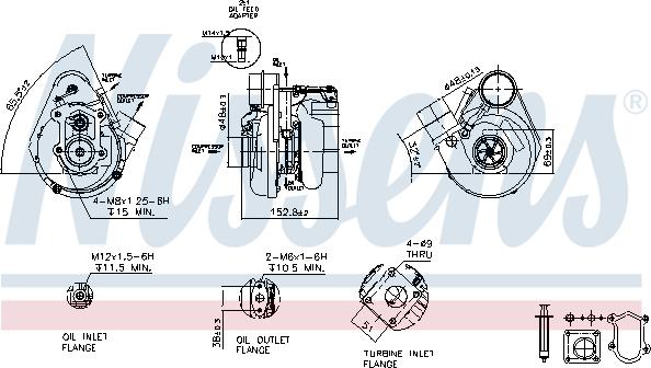 Nissens 93274 - Турбина, компрессор parts5.com