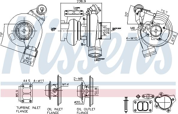 Nissens 93757 - Турбина, компрессор parts5.com