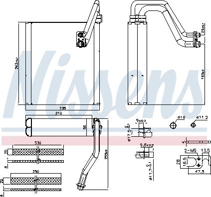 Nissens 92427 - Испаритель, кондиционер parts5.com