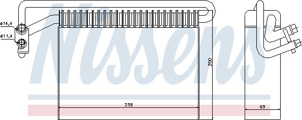 Nissens 92177 - Испаритель, кондиционер parts5.com