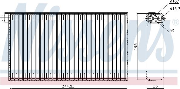 Nissens 92310 - Испаритель, кондиционер parts5.com