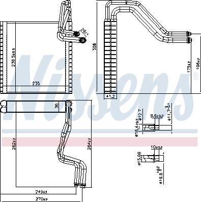 Nissens 92372 - Испаритель, кондиционер parts5.com