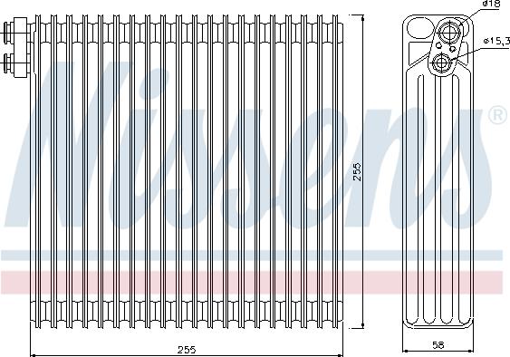 Nissens 92213 - Испаритель, кондиционер parts5.com