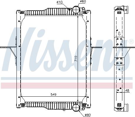 Nissens 65475 - Радиатор, охлаждение двигателя parts5.com