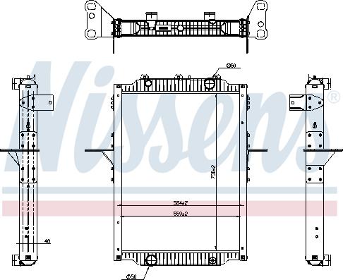 Nissens 637879 - Радиатор, охлаждение двигателя parts5.com