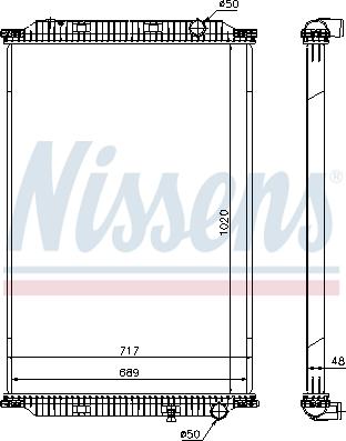 Nissens 637780 - Радиатор, охлаждение двигателя parts5.com