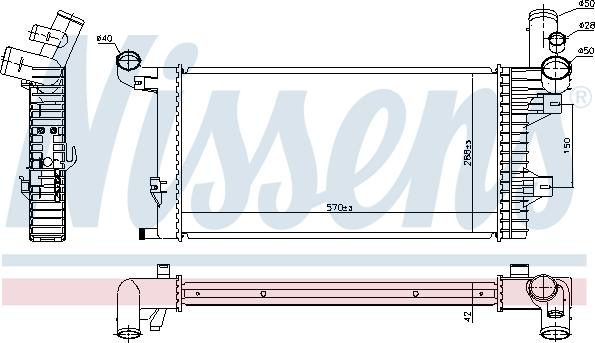 Nissens 67172 - Радиатор, охлаждение двигателя parts5.com