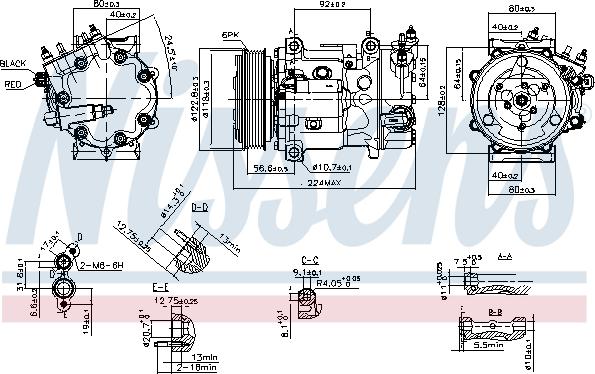 Nissens 890744 - Compressor, air conditioning parts5.com