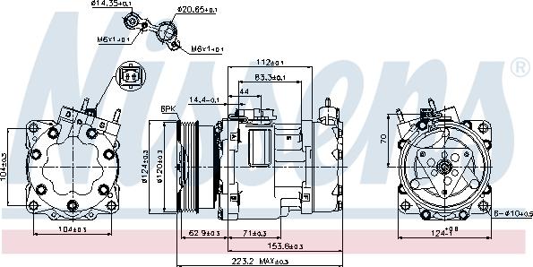 Nissens 89178 - Compressor, air conditioning parts5.com