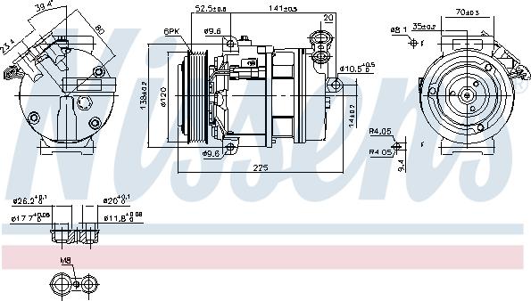 Nissens 89397 - Компрессор кондиционера parts5.com