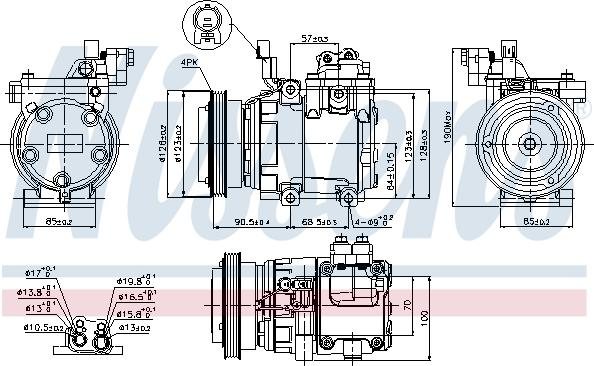 Nissens  89286 - Компрессор кондиционера parts5.com