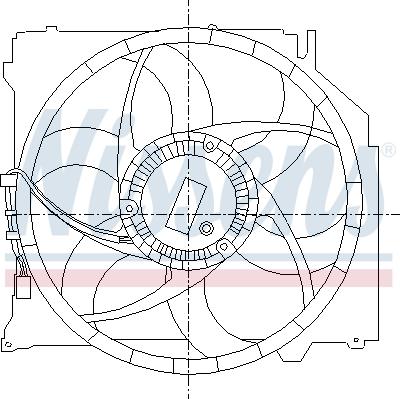 Nissens 85066 - Вентилятор, охлаждение двигателя parts5.com