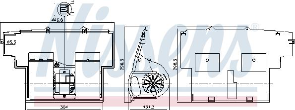 Nissens 87642 - Вентилятор салона parts5.com