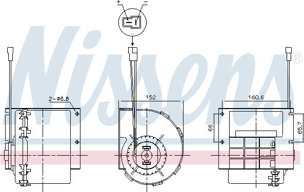 Nissens 87613 - Вентилятор салона parts5.com