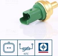 Nissens 207021 - Sensor, temperatura del refrigerante parts5.com