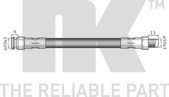 NK 851918 - Тормозной шланг parts5.com