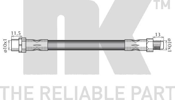 NK 851539 - Тормозной шланг parts5.com