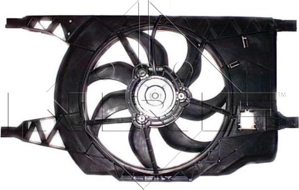 NRF 47366 - Fan, radiator parts5.com