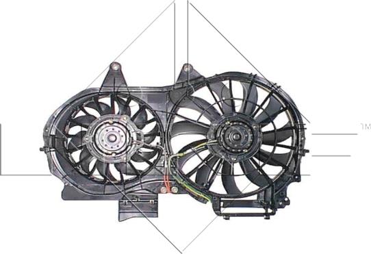 NRF 47205 - Вентилятор, охлаждение двигателя parts5.com