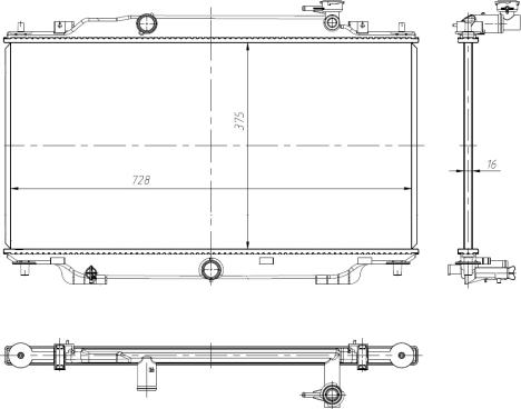 NRF 550024 - Радиатор, охлаждение двигателя parts5.com