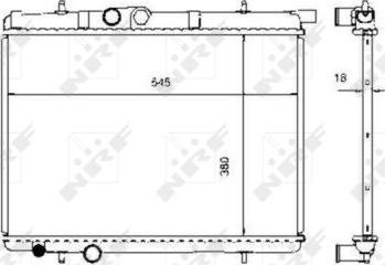 NRF 509524 - Радиатор, охлаждение двигателя parts5.com