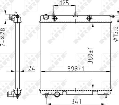 NRF 50429A - Радиатор, охлаждение двигателя parts5.com