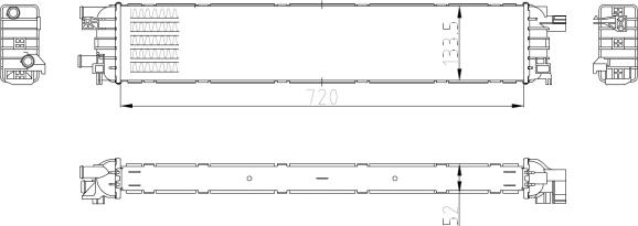 NRF 50037 - Радиатор, охлаждение двигателя parts5.com