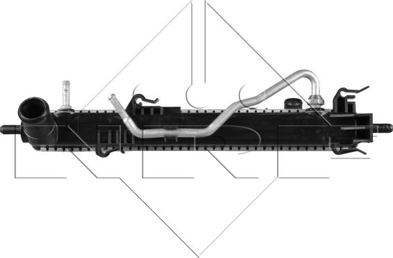 NRF 58556 - Радиатор, охлаждение двигателя parts5.com