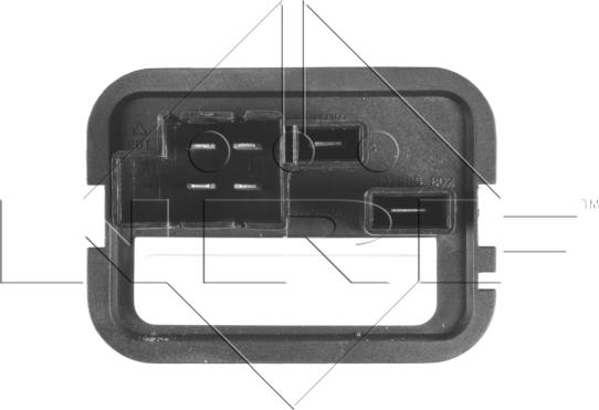 NRF 342037 - Сопротивление, реле, вентилятор салона parts5.com