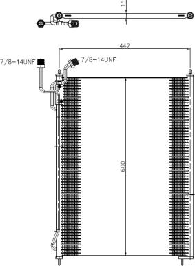 NRF 350503 - Конденсатор кондиционера parts5.com