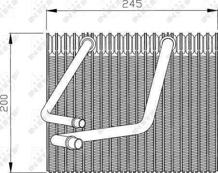 NRF 36091 - Испаритель, кондиционер parts5.com