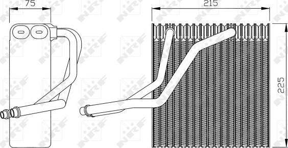 NRF 36069 - Испаритель, кондиционер parts5.com