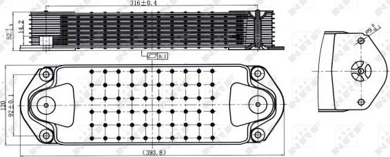 NRF 31198 - Масляный радиатор, двигательное масло parts5.com