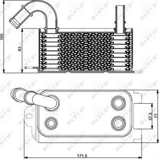 NRF 31192 - Масляный радиатор, автоматическая коробка передач parts5.com