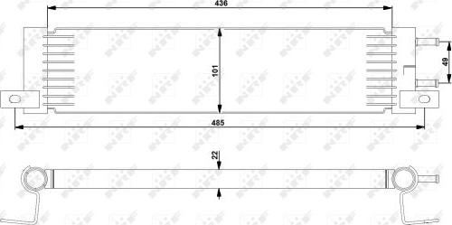 NRF 31359 - Топливный радиатор parts5.com