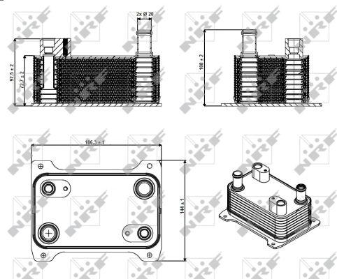 NRF 31362 - Масляный радиатор, автоматическая коробка передач parts5.com