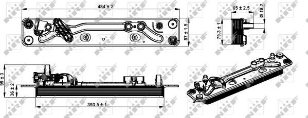 NRF 31285 - Масляный радиатор, автоматическая коробка передач parts5.com