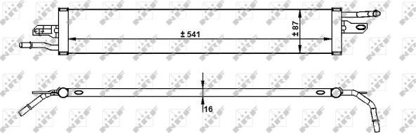 NRF 31744 - Топливный радиатор parts5.com