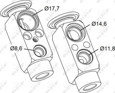 NRF 38479 - Расширительный клапан, кондиционер parts5.com